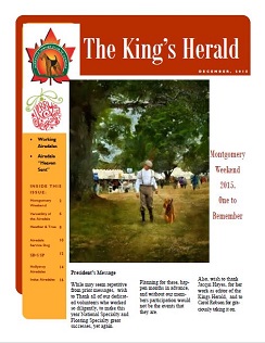 Click here to download the December 2015 issue of The King's Herald.